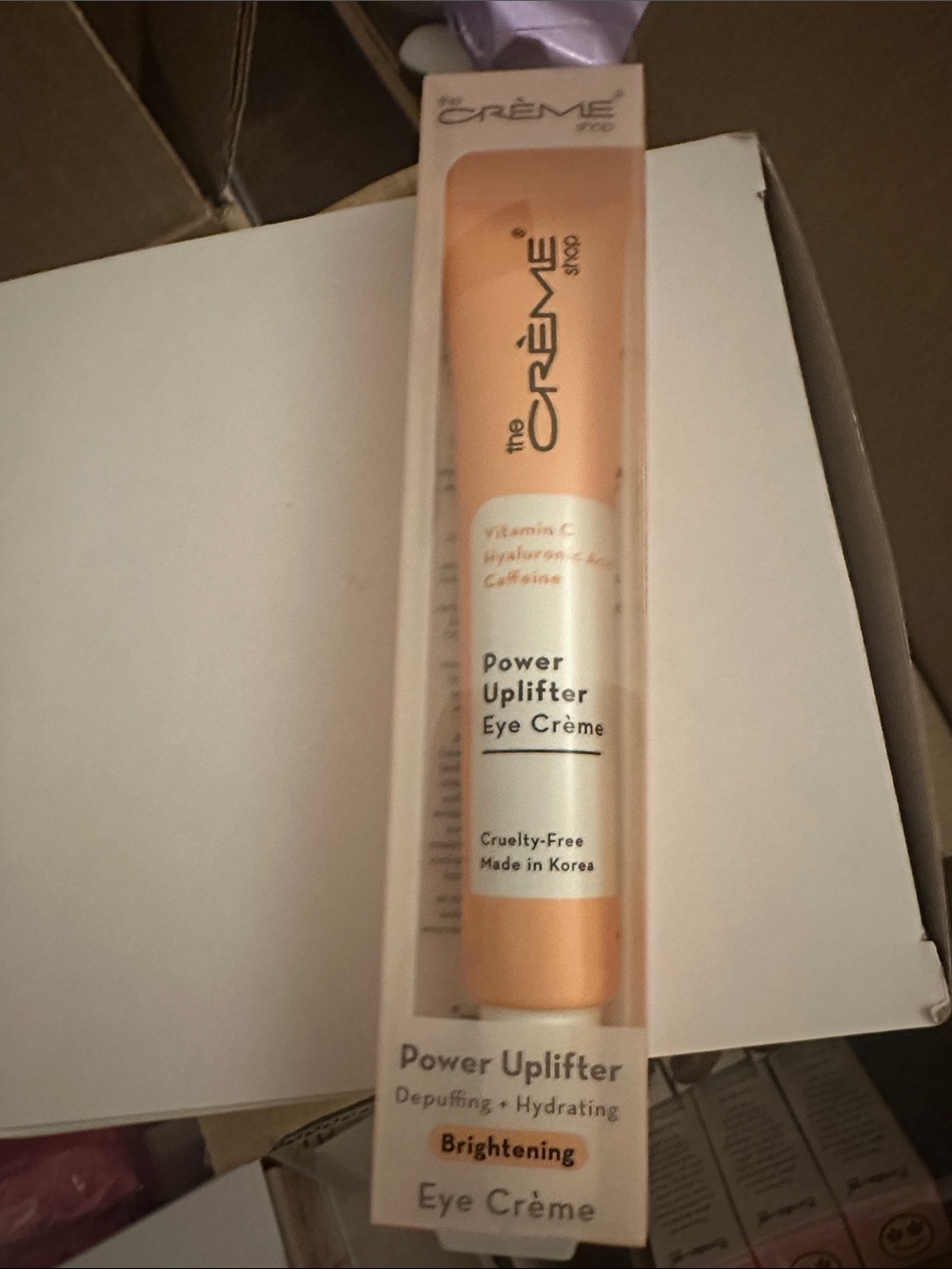 Crème Shop Power Uplifter Brightening Eye Crème